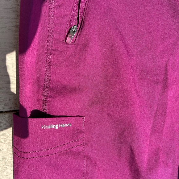 Healing hands Tara jogger yoga scrub pants women’s L - Picture 3 of 5